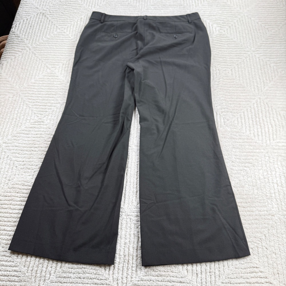 Express Design Studio Editor Pants Womens 14S Black Wide Leg Career Trousers Y2K - Picture 2 of 11